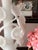1940s Vintage White Carved Alabaster Lamps - a Pair For Sale - Image 5 of 12