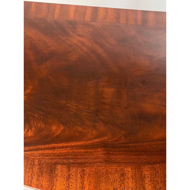 Rare Henkel Harris Serpentine Flame Mahogany Tall Chest of Drawers (Style No. 315, Finish 29) For Sale - Image 13 of 18