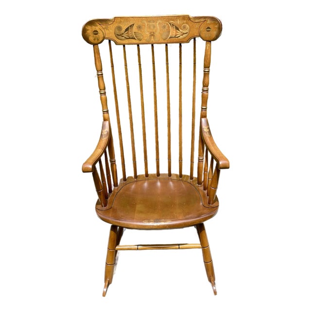 Hitchcock Vintage “Faithful” Rocker For Sale