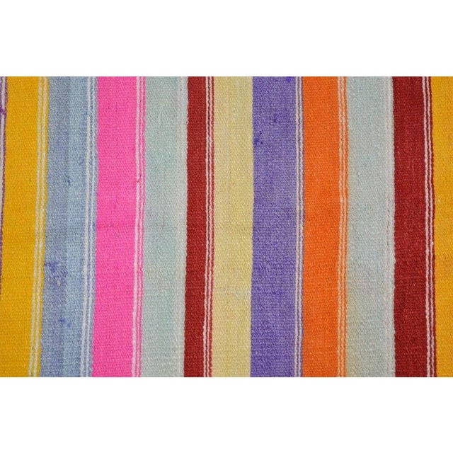 1960s Vintage Turkish Professional Hand Knotted Kilim, 5x8'9 For Sale - Image 5 of 5