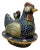 Cloisonné Chicken Hen and Chick Nesting Covered Box For Sale