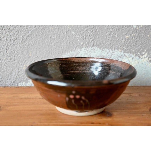 Glazed Stoneware Bowl, Cluny, France, 1960s For Sale - Image 4 of 8