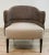 Original retail $3000, stylish Made Goods Organic Modern Mocha Lampakany Lounge Chair, customizable muslin seat cushion,...