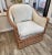 Late 20th Century Late 20th Century Michael Taylor Style Wicker Rattan Armchair For Sale - Image 5 of 17