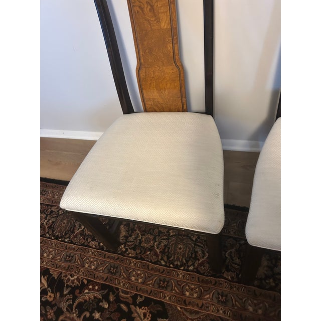 1970s Broyhill Chinoiserie Ming Vintage Dining Chairs – Matching Set of 6 For Sale - Image 10 of 16