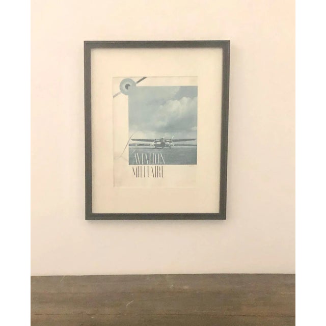 Mid 20th Century Aviation Poster For Sale - Image 5 of 5