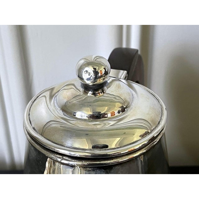 1940s Mexican Sterling Silver Coffee Tea Set William Spratling - Set of 3 For Sale - Image 11 of 18