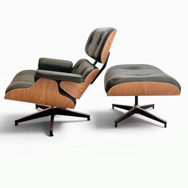 An enduring icon of modern design, the Eames Lounge Chair and Ottoman (Models 670 and 671) is one of the most recognizable...