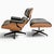 An enduring icon of modern design, the Eames Lounge Chair and Ottoman (Models 670 and 671) is one of the most recognizable...