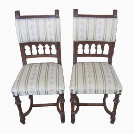 Antique French Dining Chairs in Walnut, Set of 6 For Sale - Image 13 of 13