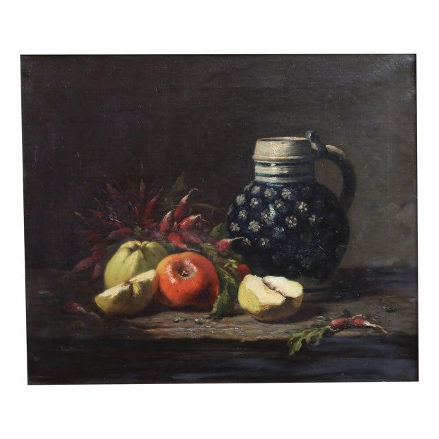 Eugène Claude, Still Life, 1800s, Oil on Canvas For Sale