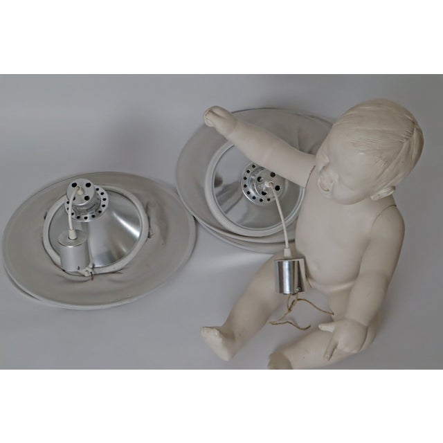 Ivory Falkland Pendant by Bruno Munari for Danese Milano, Set of 2 For Sale - Image 8 of 18