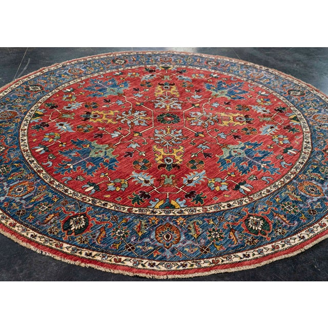 Oriental Hand Knotted Round Rug 8' x 8' #21389 Explore a curated collection of hallway runners, wool rugs, and handmade...