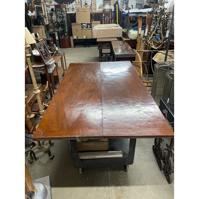 Emanuel Morez English Traditional Hand Made Chadwick Extension Oval Dining Table For Sale - Image 17 of 17