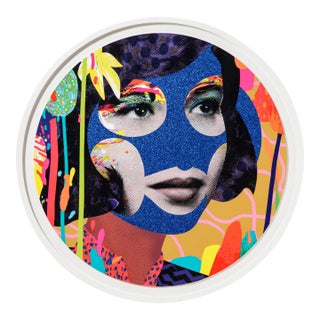 Paul Insect, the Reflection (Blue), Hand Signed Screen Print, Edition 2/100, Custom Framed, 2021 For Sale