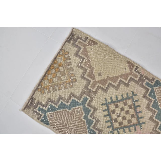 Handmade wool carpet in Turkish Anatolia , Vintage Oushak Rug,Turkish Vintage Anatolian Rug, Handmade wool Rug . One Of...