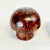 Burnt Umber 1970s Vintage Minimalism Italian Marble Mushroom Salt & Pepper Shakers - A Pair, Thanksgiving For Sale - Image 8 of 12