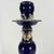 Blue and Gilt Candlesticks from Meissen, 19th Century, Set of 2 For Sale - Image 3 of 8