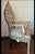 A stunning handcrafted Syrian-style armchair featuring extraordinary hand-cut mother-of-pearl and abalone shell inlay...