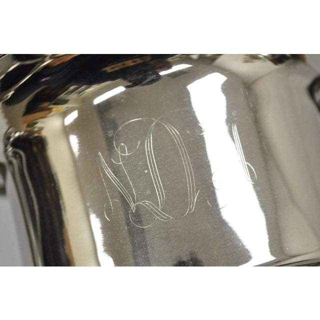Vintage Regency Style Silver Plated Trophy Cup Urn Champagne Chiller Ice Bucket For Sale - Image 4 of 11