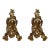 Gilt Bronze Antique French Andirons - A Pair For Sale