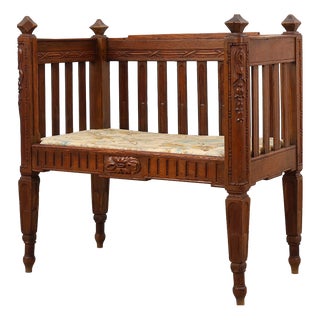 Large Arts & Crafts Oak Side Chair, Belgium, 1915 For Sale