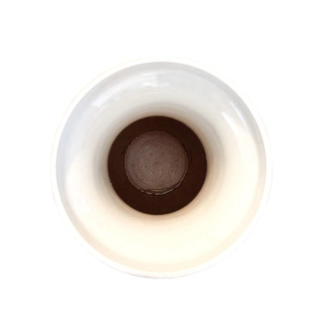 Early 20th Century Porcelain Blue & White Vase For Sale - Image 5 of 7