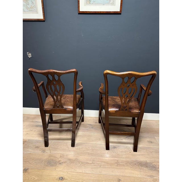 Vintage Dining Chairs, 1890s, Set of 6 For Sale - Image 4 of 7