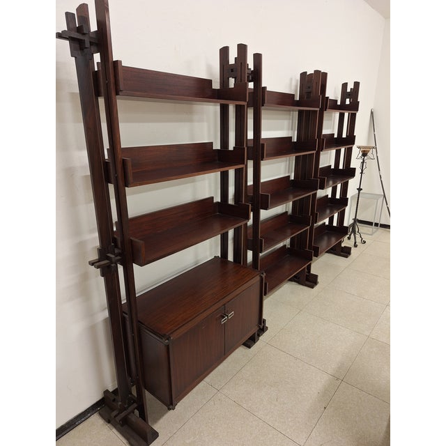 Bookshop Shelves by Marco Comolli for Mobilia, 1950s, Set of 2 For Sale - Image 12 of 18