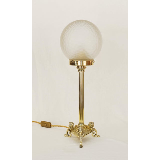 19th Century Art Nouveau Ceiling Lamp, 1890s For Sale - Image 5 of 6