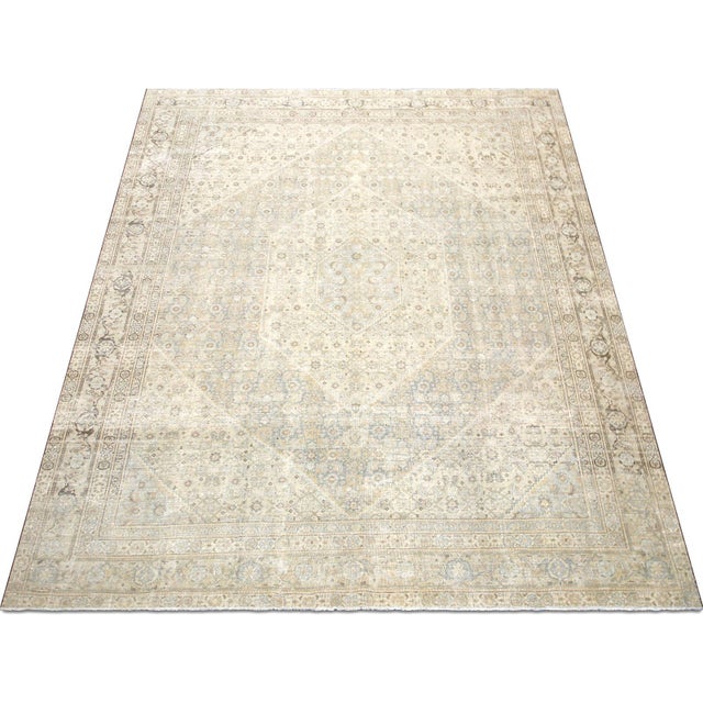 1940s 1940s Persian Tabriz Rug For Sale - Image 5 of 6