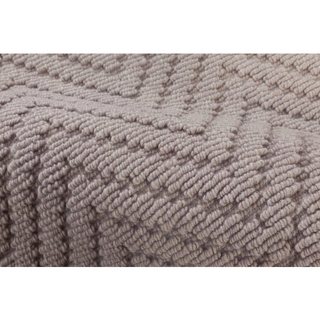 Modern Bauer Collection Herringbone Design rug by Doris Leslie Blau. Size: 6'9" x 7'0" (205 x 213 cm). A perfect mix of...