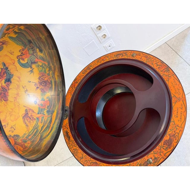 Vintage Globe Bar Cabinet, 1980s For Sale - Image 13 of 14