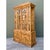Wood Vintage Chinoiserie Pagoda Rattan China Cabinet For Sale - Image 7 of 12