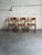Beautiful set of three vintage Danish modern dining chairs crafted in Denmark. These chairs feature clean Scandinavian...