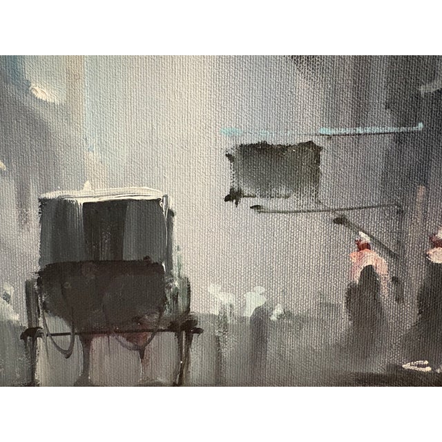Mid 20th Century Framed Oil Painting by Spanish Artist Joe Luis Campuzano For Sale In Denver - Image 6 of 12