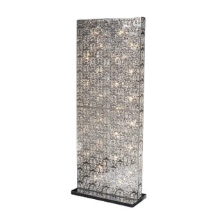 Steel & Crystal Rectangular Separe Arabesque Floor Lamp from Vgnewtrend For Sale