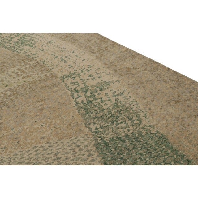 Not Yet Made - Made To Order Rug & Kilim’s Dustin Rug in Cream and Green, 9x12 For Sale - Image 5 of 7