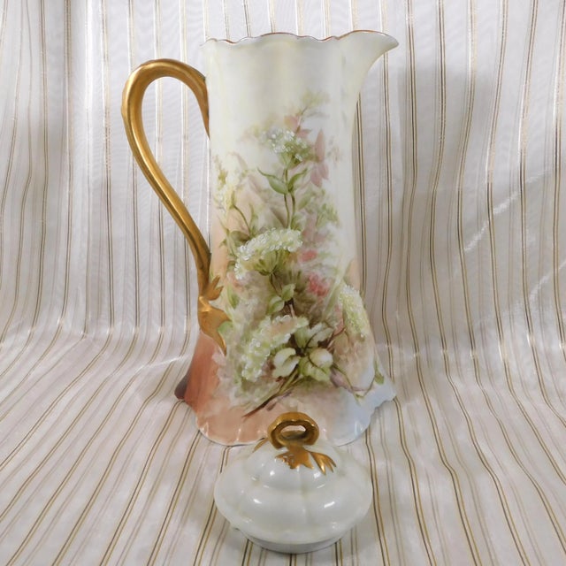 Late 18th Century Haviland & Co. Hand Painted Chocolate Pot For Sale - Image 9 of 12