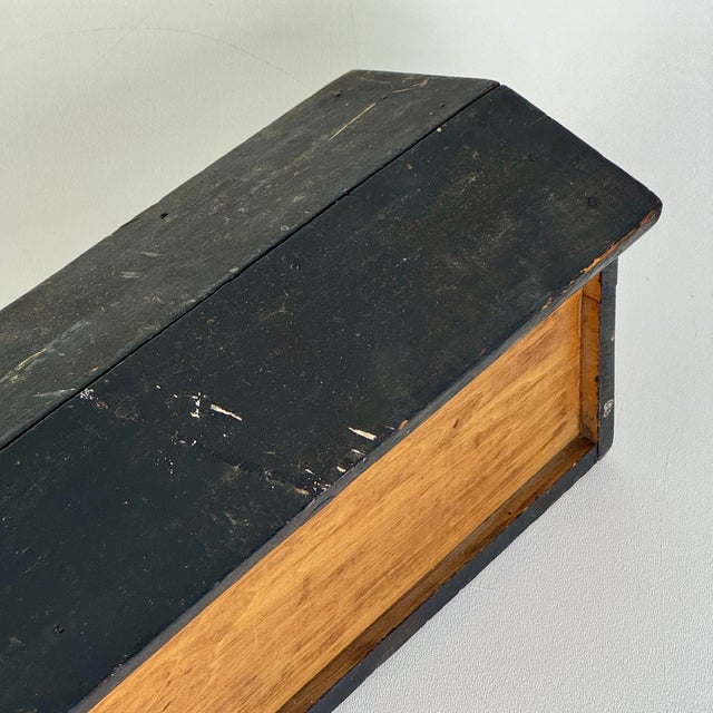 Mid-Century Modern Vintage Mid 20th Century Handmade Wooden Train Tunnel, Decorative Home Accent For Sale - Image 3 of 9