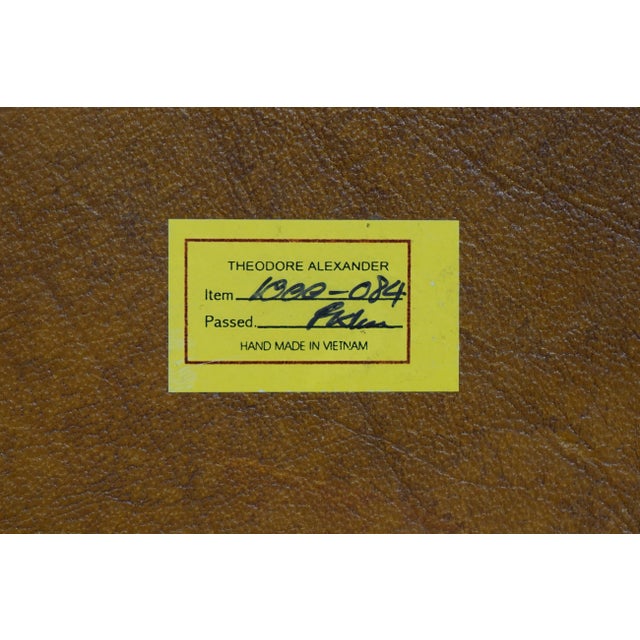 Pair Theodore Alexander Bronze & Leather Elephant Bookends For Sale - Image 12 of 12