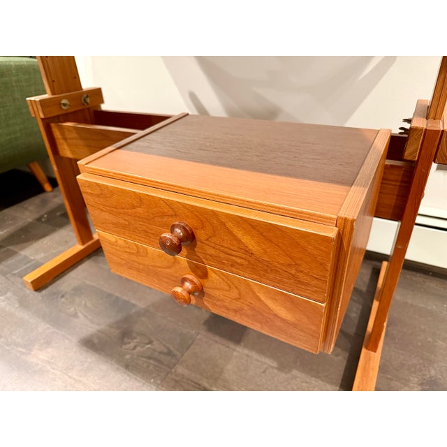 Vintage Danish Modern Adjustable Desk Drafting Table – Variant by Trekantens Møbelfabriken, 1979 Award Winning Scandinavian Furniture For Sale - Image 11 of 12