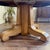 Vintage Tiger Oak Round Pedestal Dining Table For Sale - Image 11 of 15