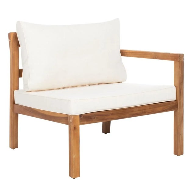 Brown Pratia 5 Piece Outdoor Set - Natural/Beige For Sale - Image 8 of 12