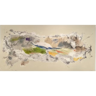 Large Modern Abstract Painting Titled "Murmuration" Large Nature Abstract by Michele Zuzalek For Sale