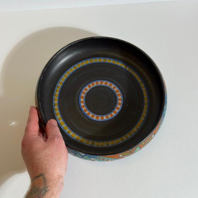 Ceramic Dutch Art Deco Gouda Bowl, 1922 For Sale - Image 7 of 10