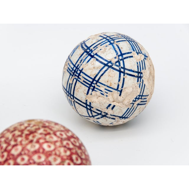 Sculpture Materials Late 19th Century Rug Balls - Set of 6 For Sale - Image 7 of 13