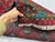 Red and Turquoise Turkmen Tribal Wool Runner Rug, 2'9" X 15'9" For Sale - Image 12 of 13