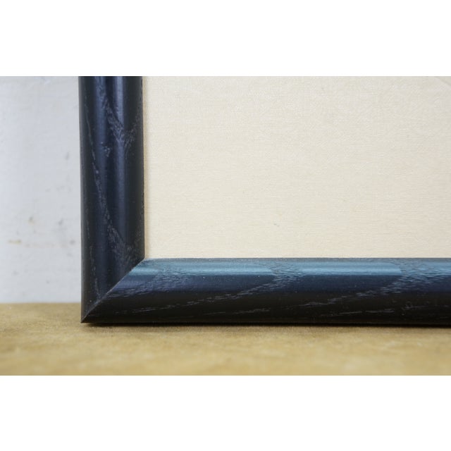 Late 20th Century Vintage Round Chinese Shan Shui Mountain Water Landscape Painting on Silk 13" For Sale - Image 5 of 9