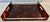 Late 20th Century Large Christian Dior Lucite & Brass Serving Tray For Sale - Image 5 of 10